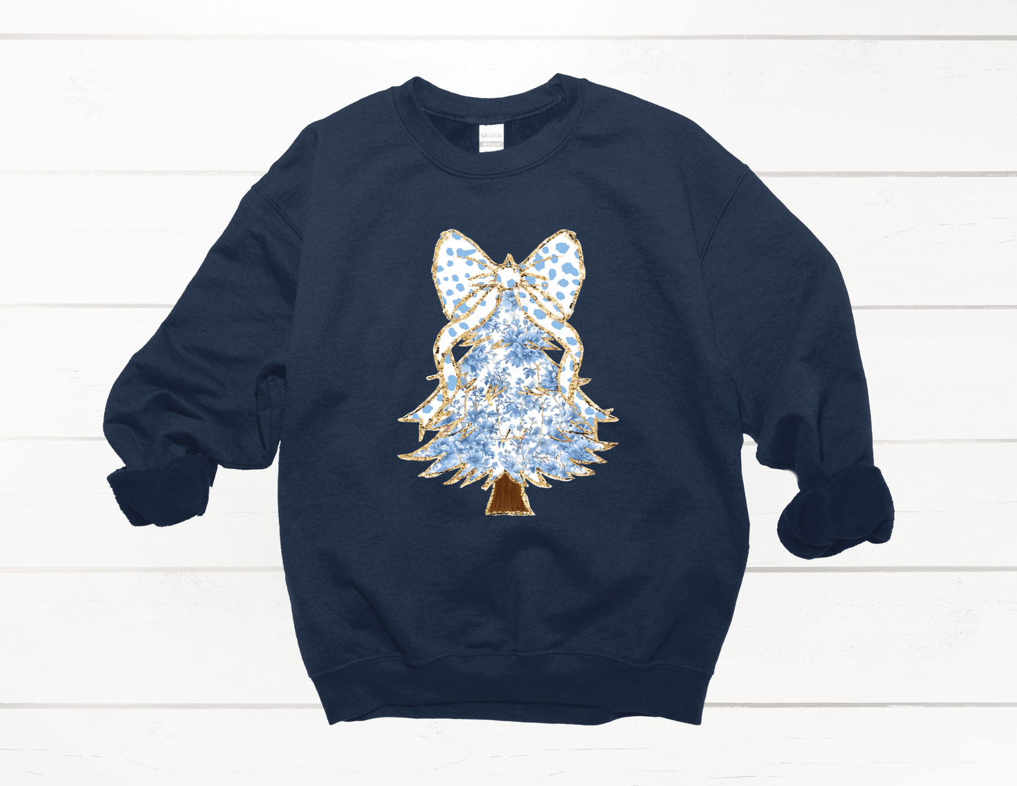 Blue Tree Crewneck - Amyliz Collections