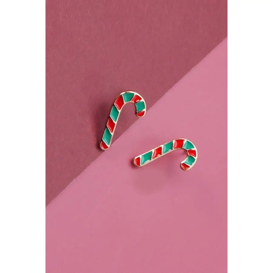 Candy Cane Earrings - Amyliz Collections