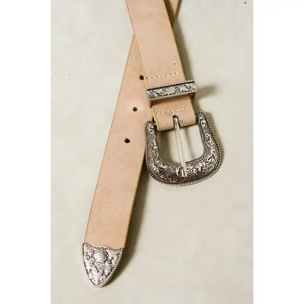 Classic Western Designed Buckle Belt - Amyliz Collections