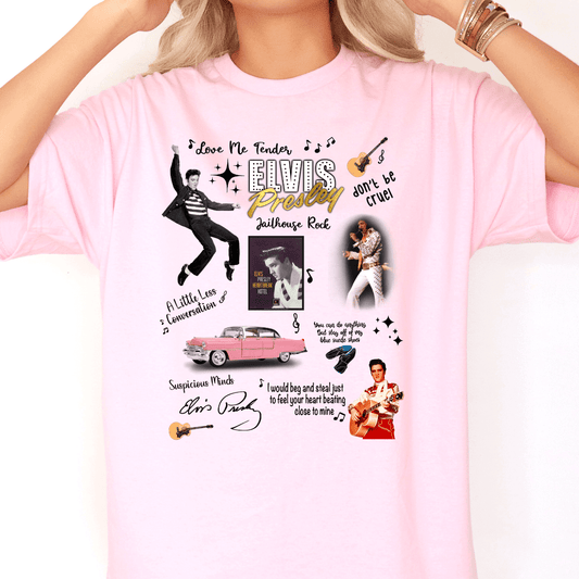 Elvis Collage Tee - Amyliz Collections