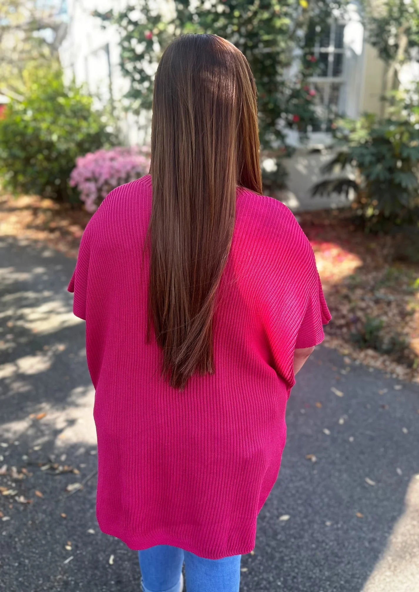Pink Oversized Sweater - Amyliz Collections