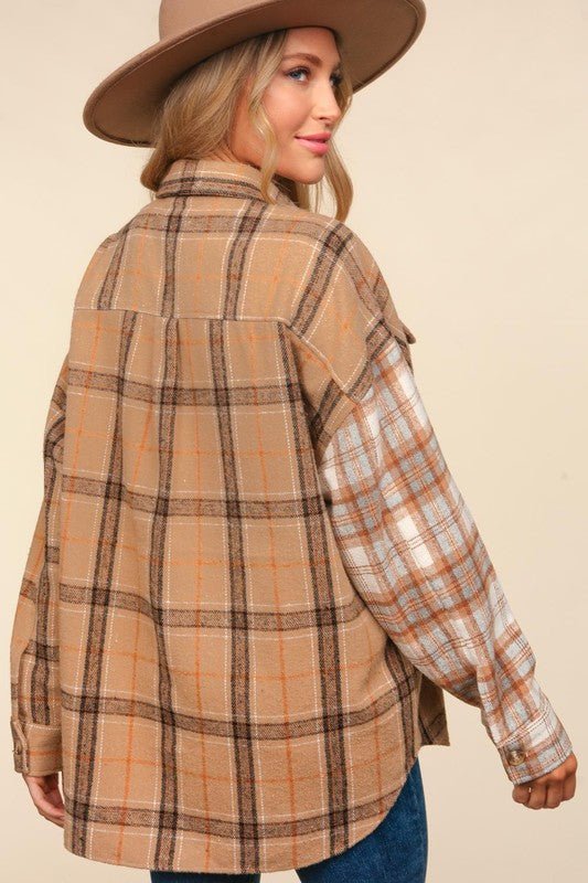 Flannel Plaid Jacket - Amyliz Collections