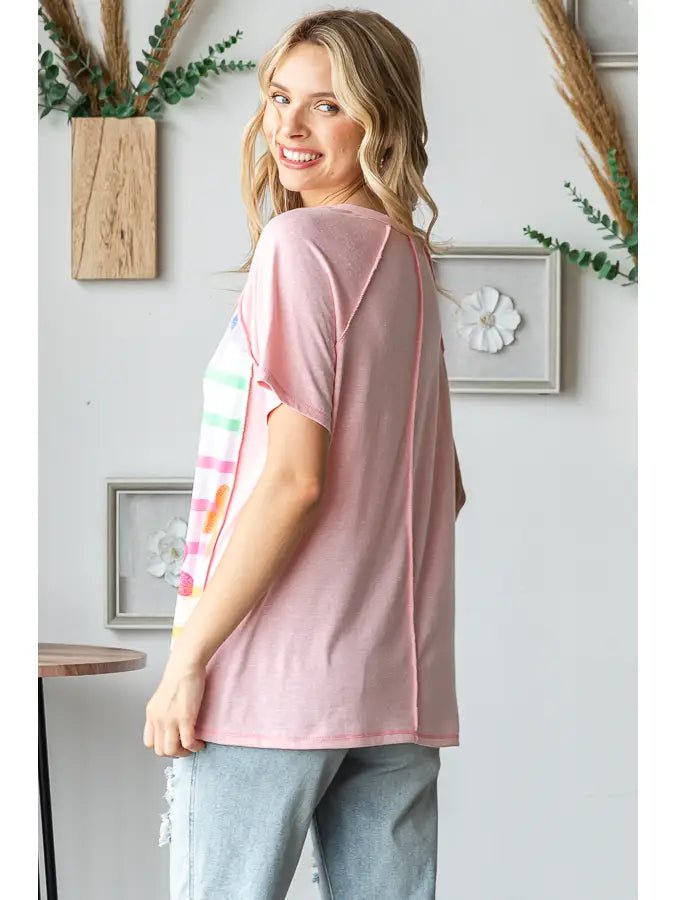 Flower Print Top - Amyliz Collections