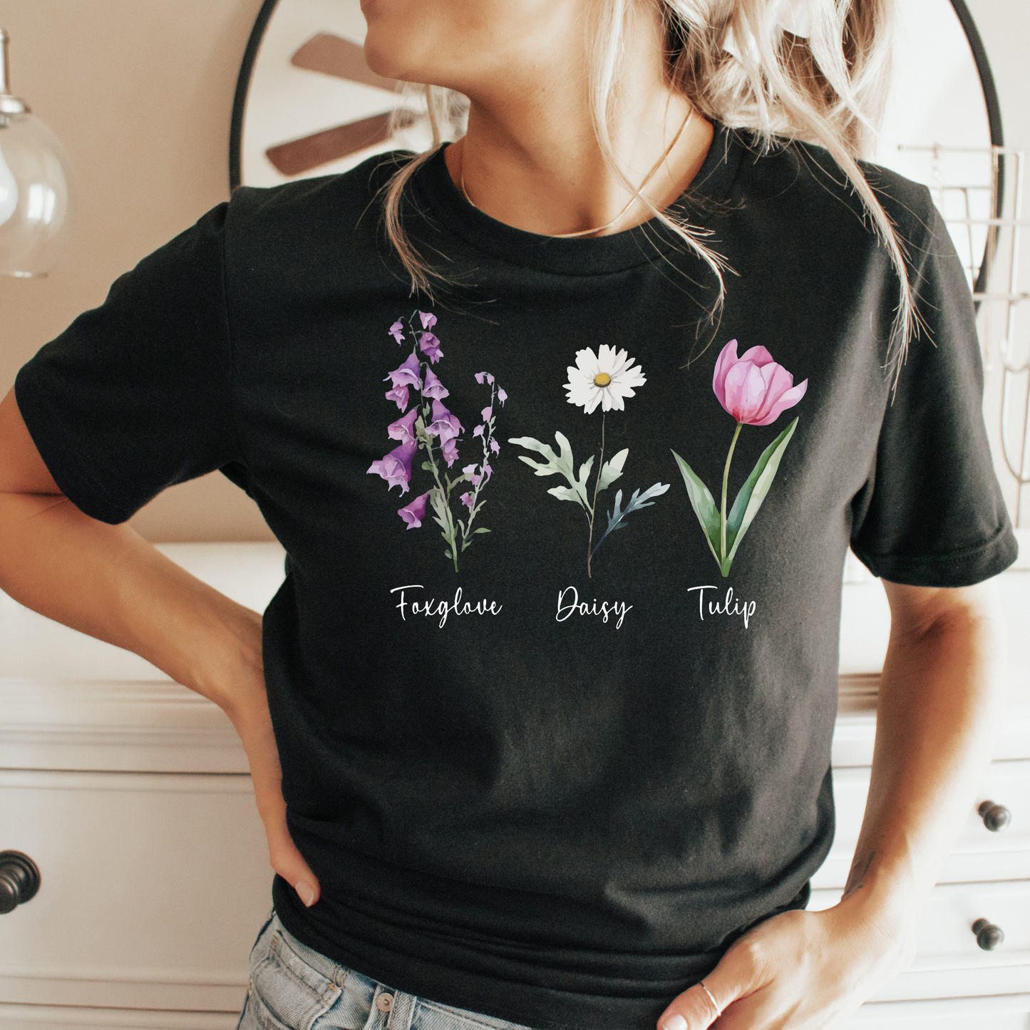 Foxglove Daisy Tulip Tee