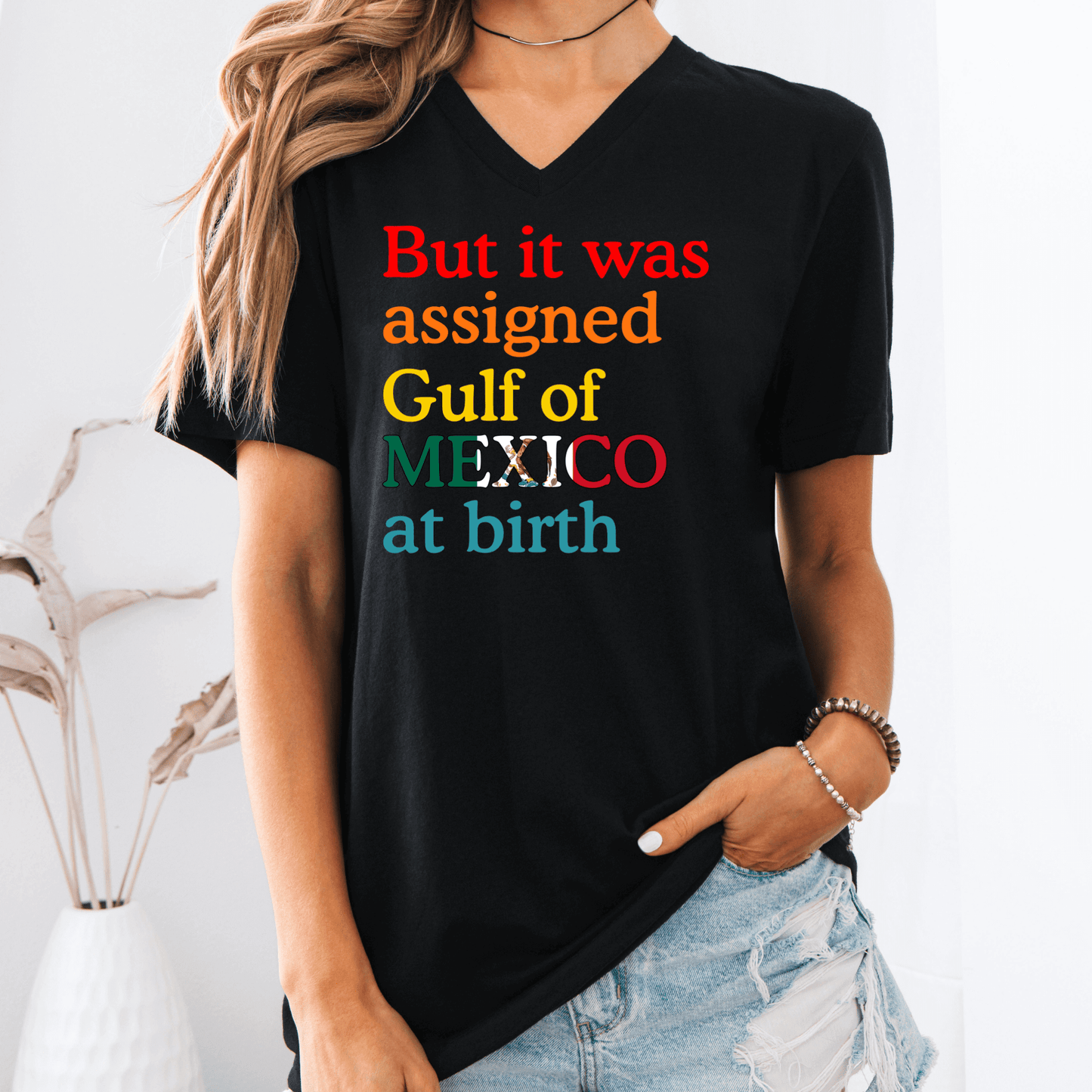Gulf of Mexico At Birth V - Neck - Amyliz Collections