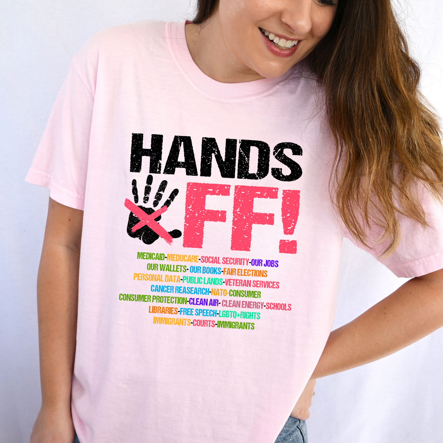 Hands Off Tee