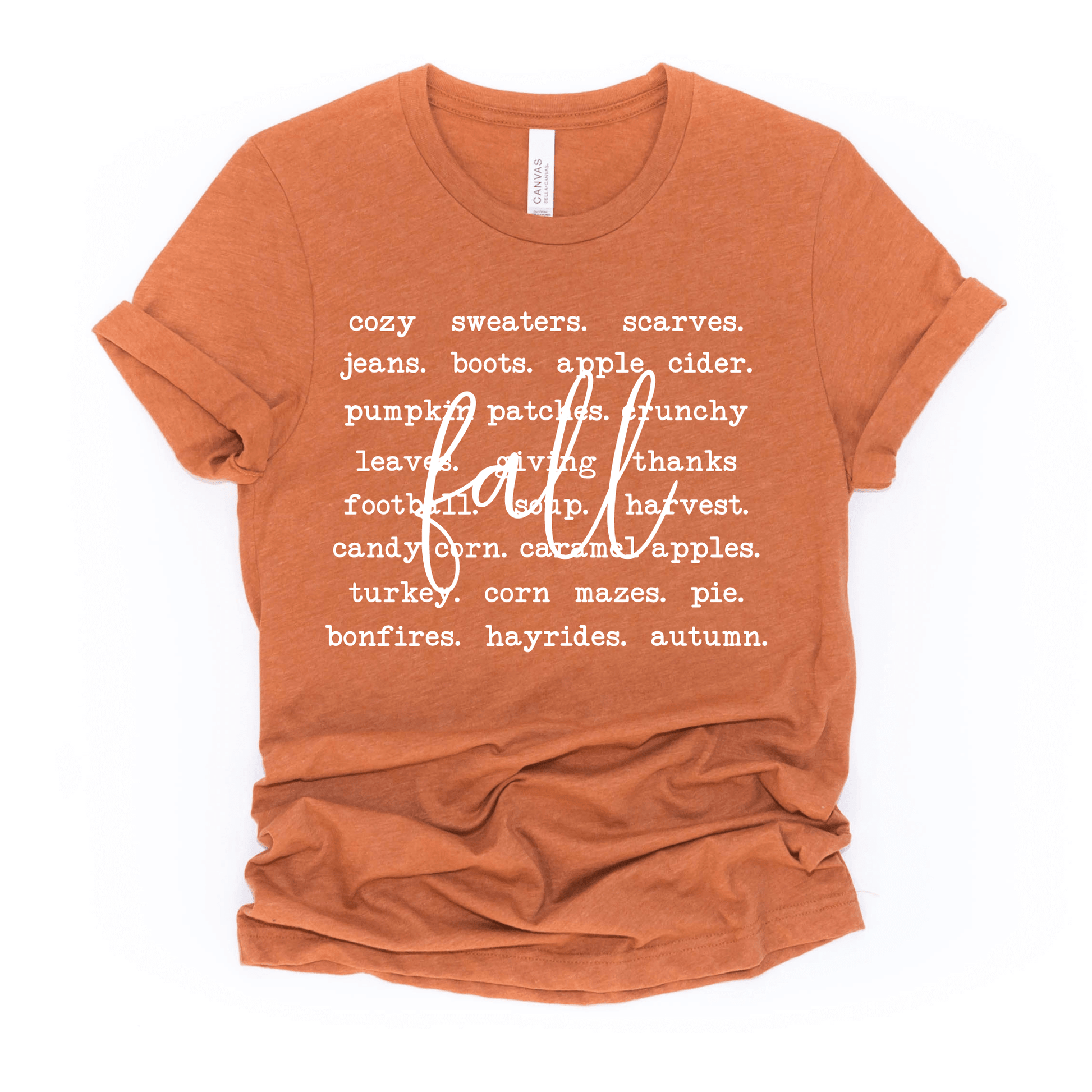 Fall Words BC Tee - Amyliz Collections