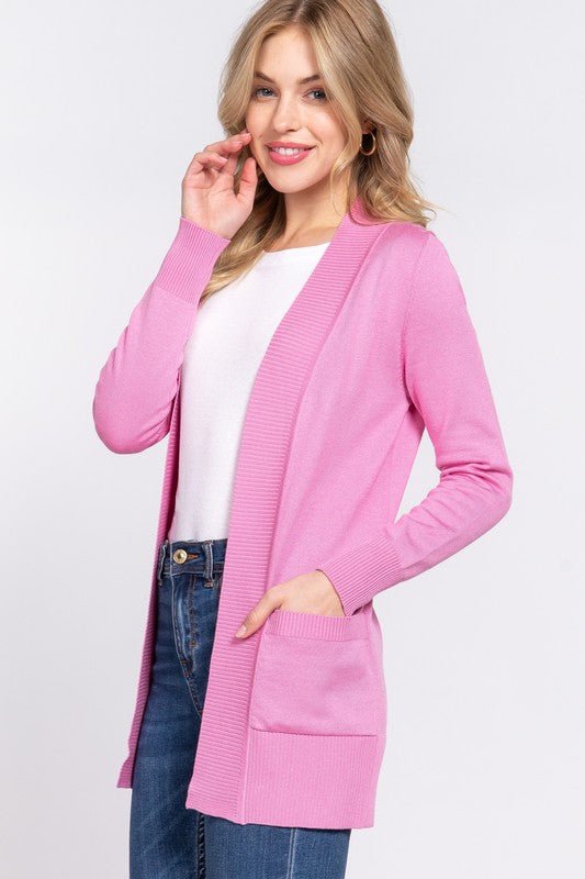 Think Pink Cardigan - Amyliz Collections