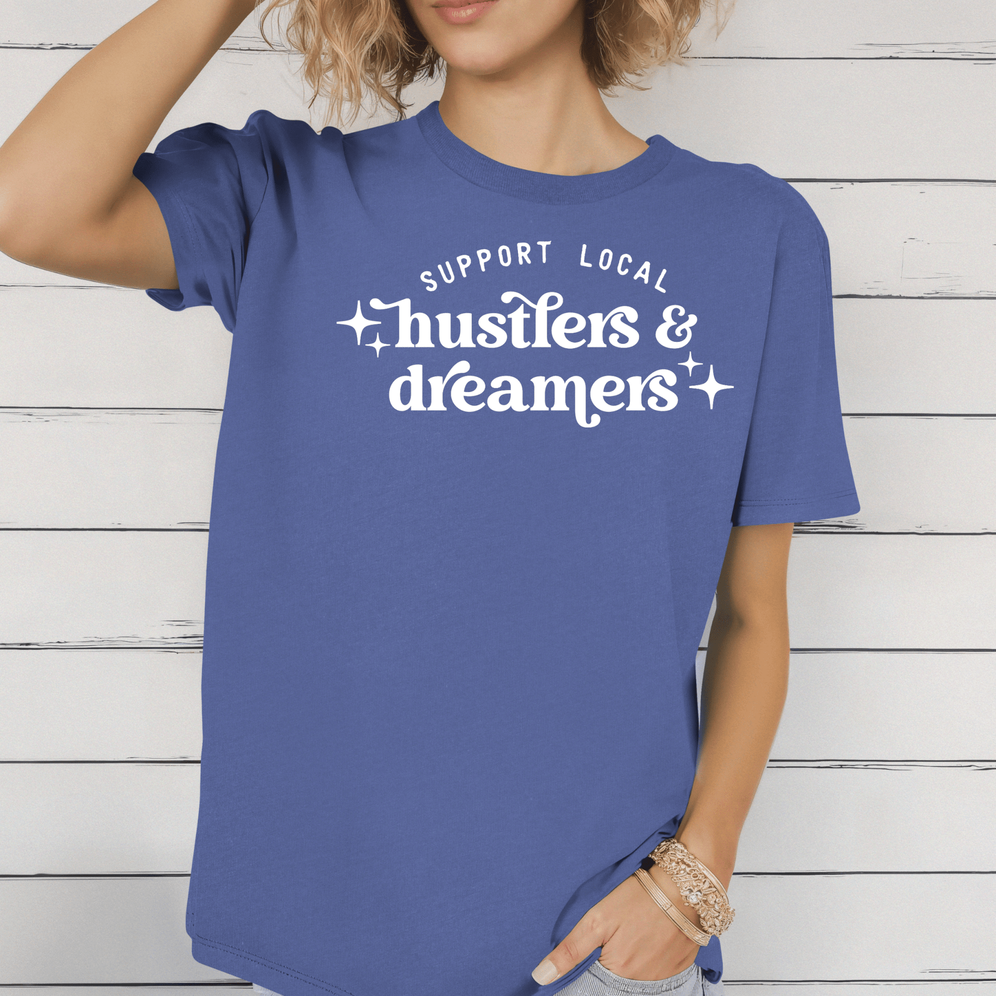 Local Hustlers & Dreamers Tee - Amyliz Collections