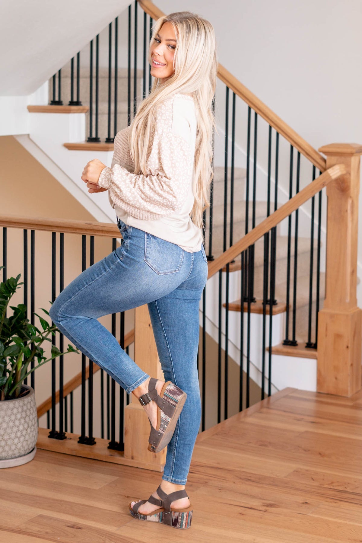 Tummy Control Classic Skinny Jeans - Amyliz Collections