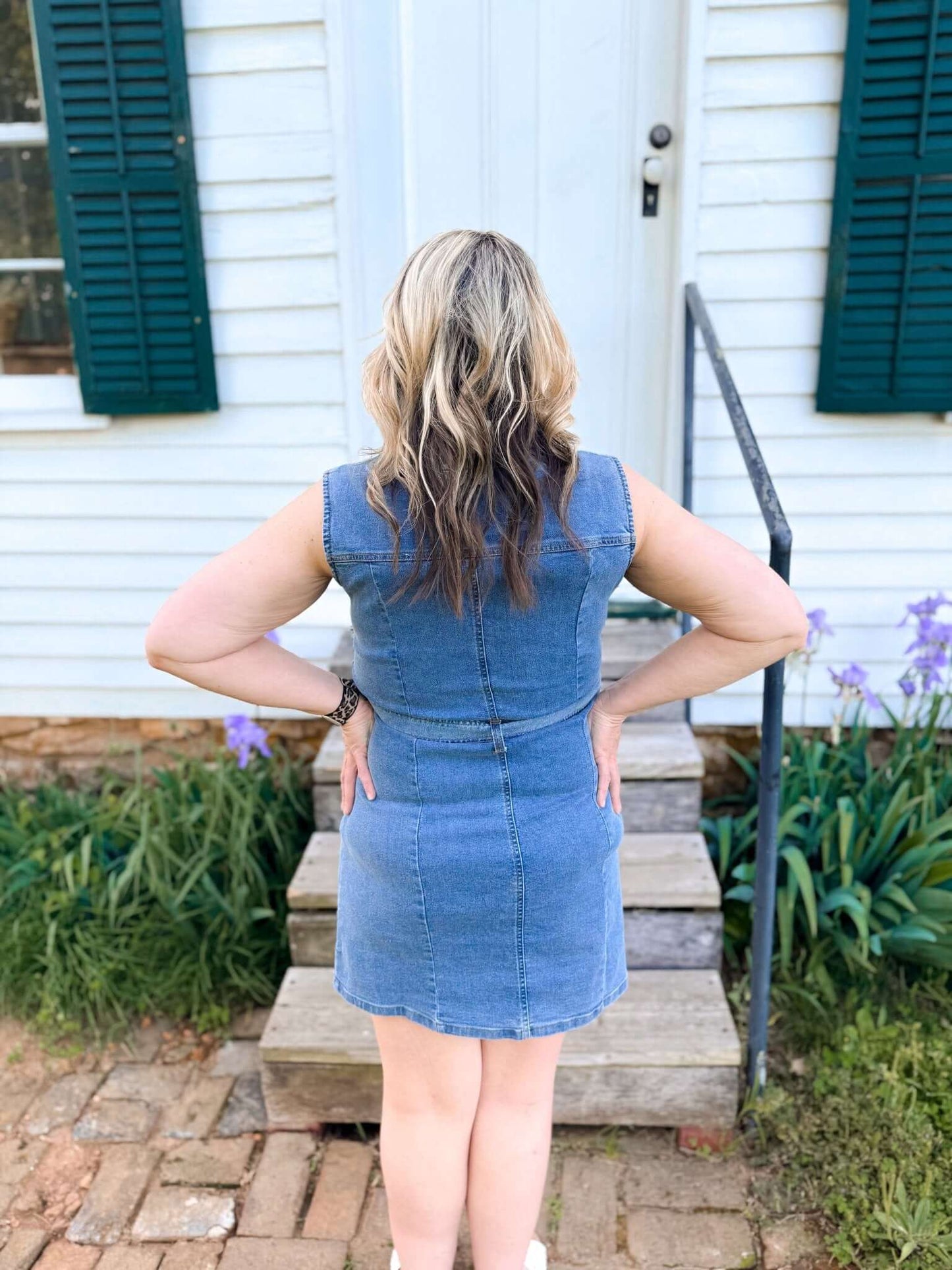 Sweet On Denim Dress - Amyliz Collections