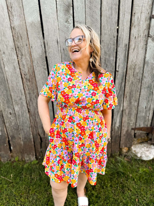 Petal Layers Dress - Amyliz Collections