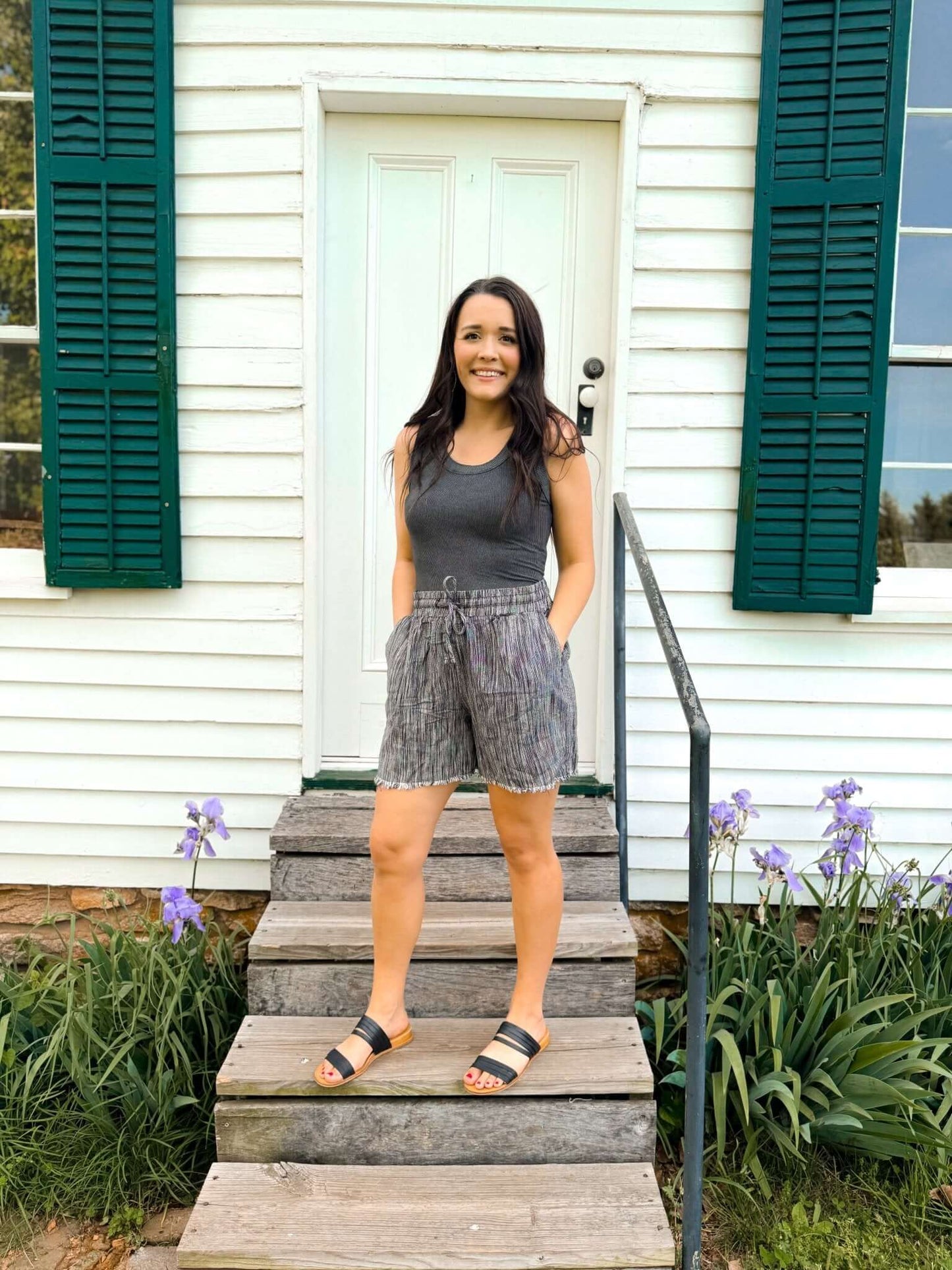 Cosmic Fade Lounge Shorts - Amyliz Collections