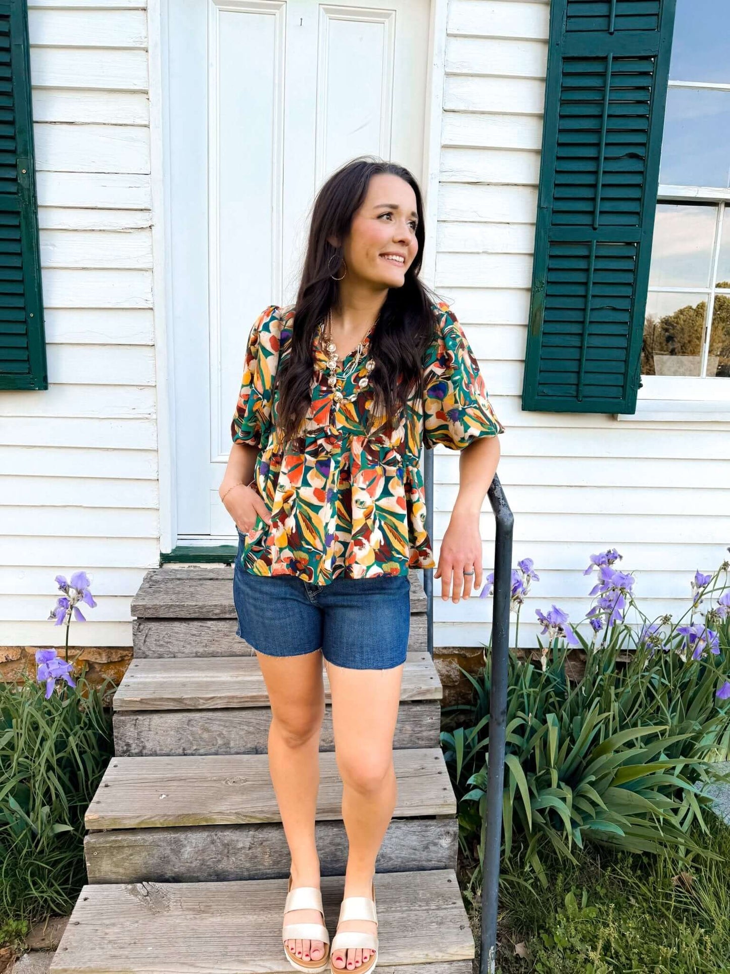 Painted Garden Top - Amyliz Collections