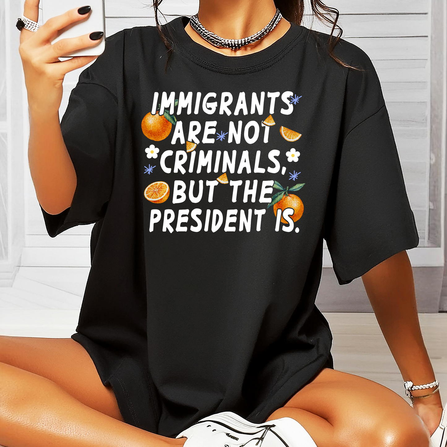 Immigrants are Not Criminals Tee