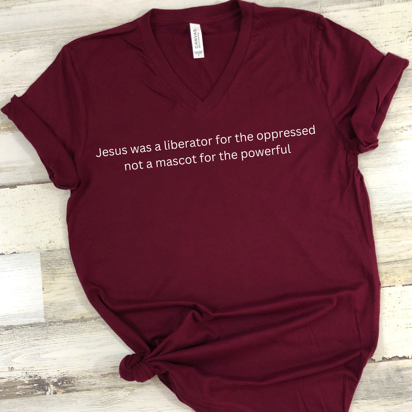 Jesus Was a Liberator V-Neck