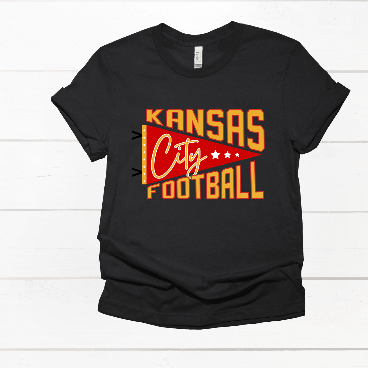 Kansas City Football Tee - Amyliz Collections