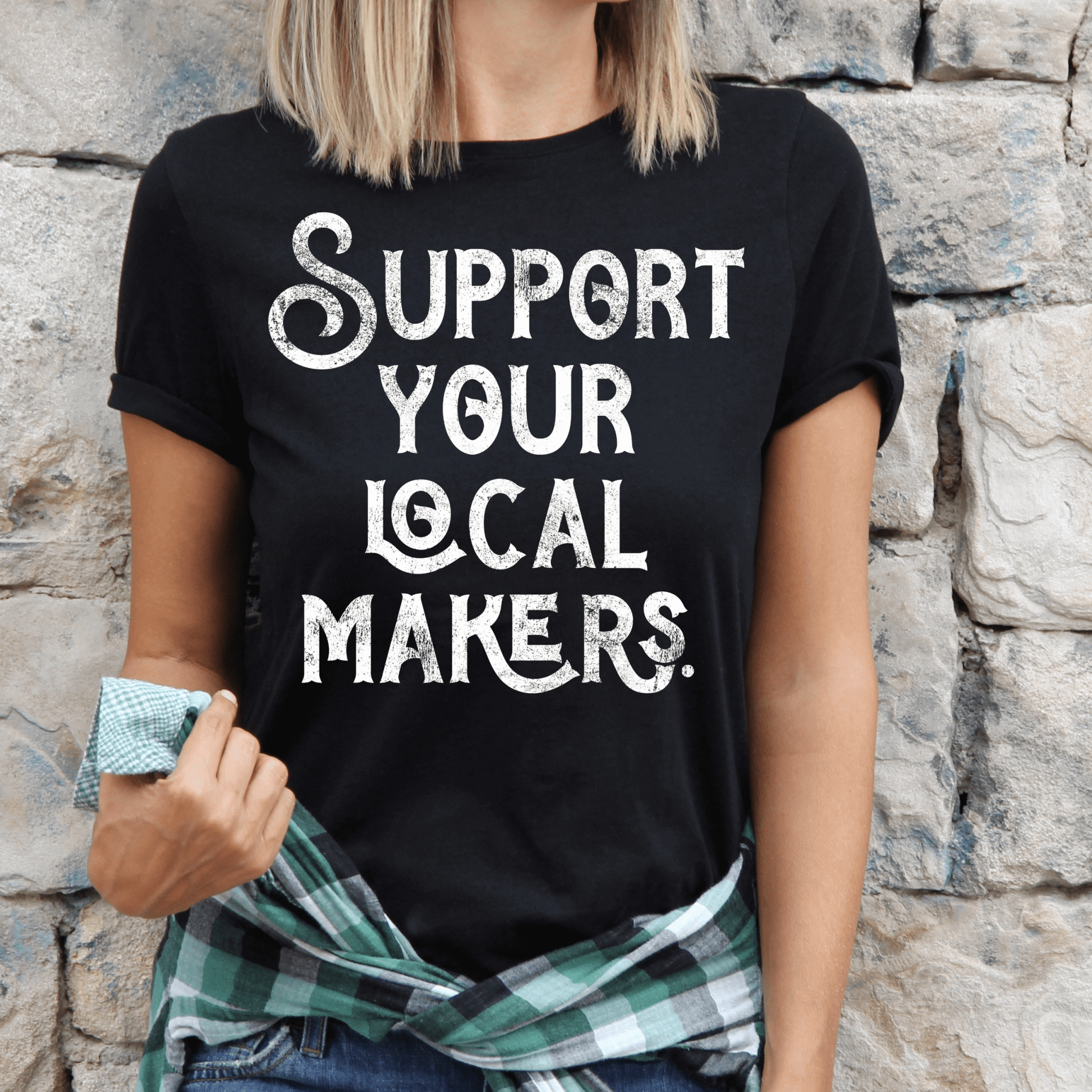 Support Local Makers Tee - Amyliz Collections