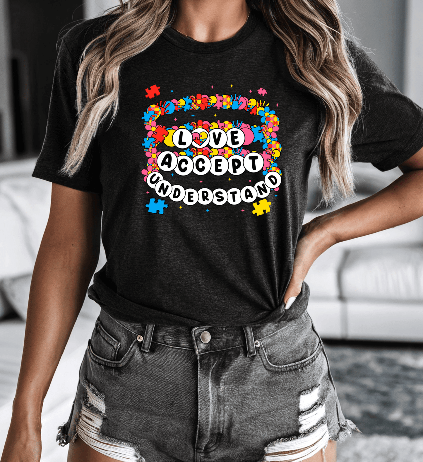 Love Accept Understand Tee - Amyliz Collections