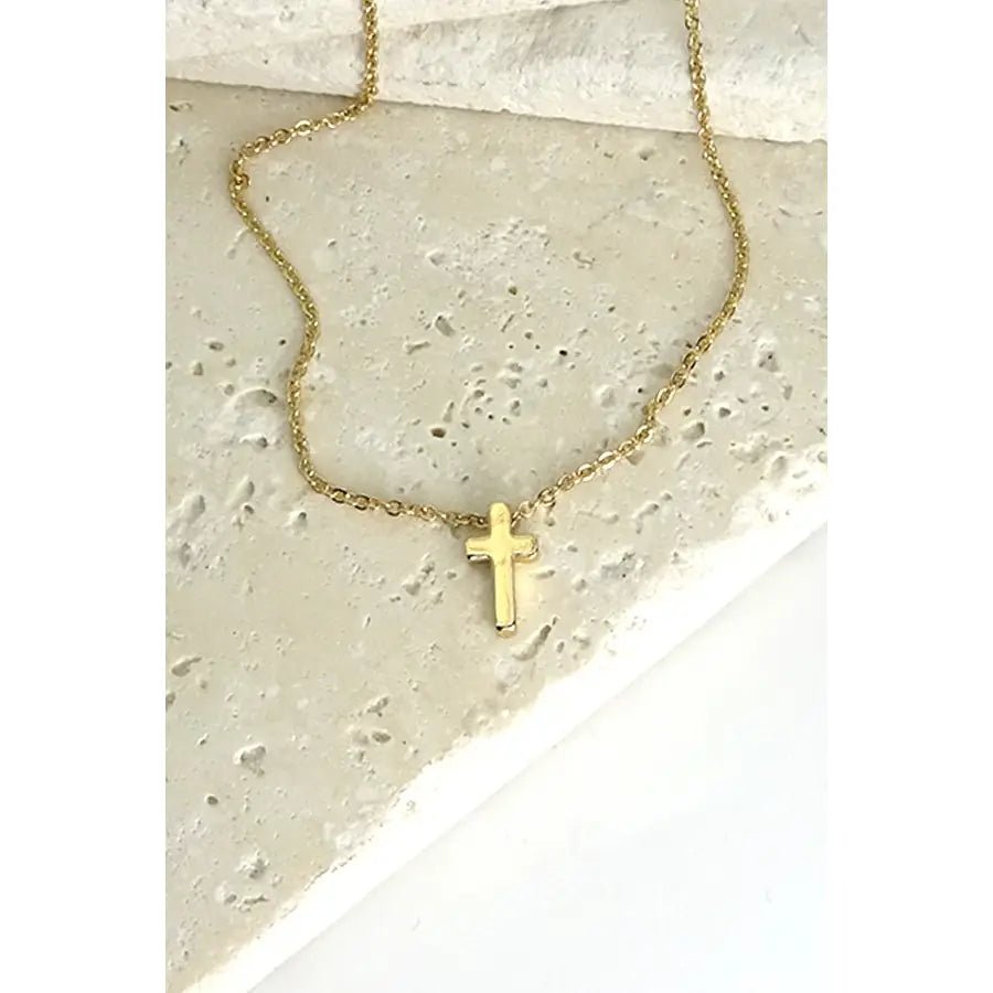 Mini Cross Necklace - Amyliz Collections