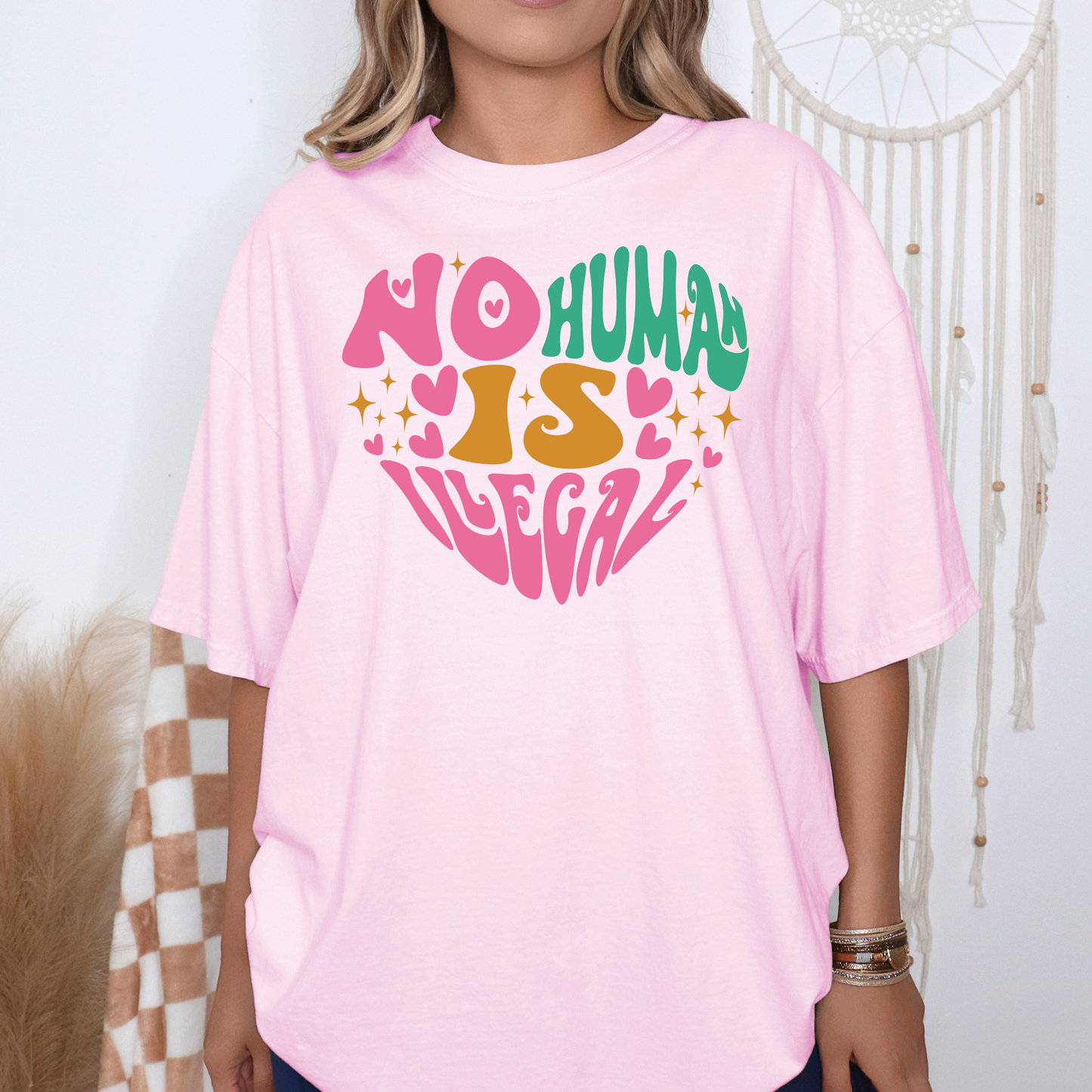 No Human is Illegal Tee