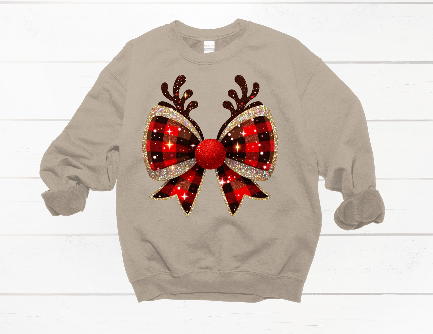 Reindeer Bow Crewneck