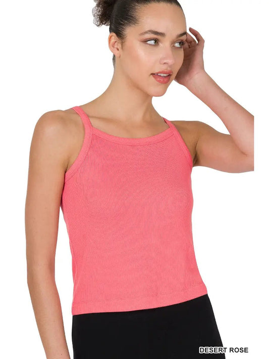 Ribbed Cami: Desert Rose - Amyliz Collections