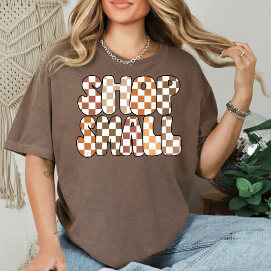 Shop Small Espresso Tee - Amyliz Collections