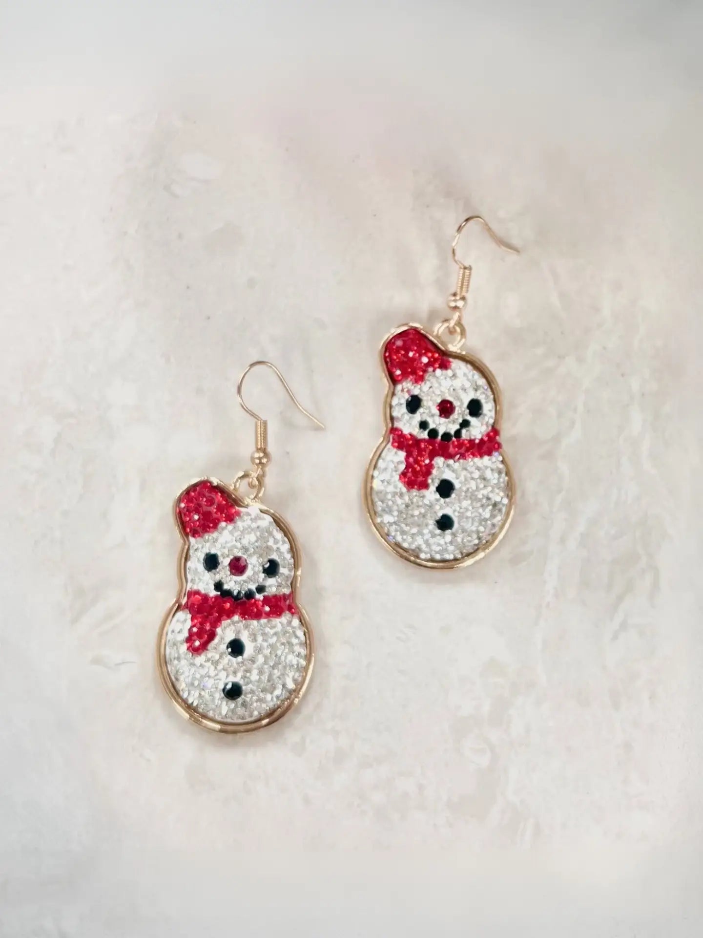 Sparkling Statement Glitter Snowman - Amyliz Collections