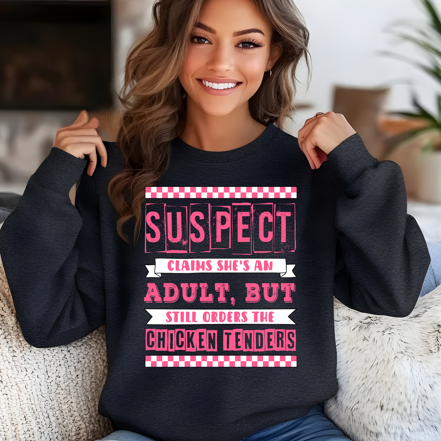 Suspect Chicken Tenders Crewneck
