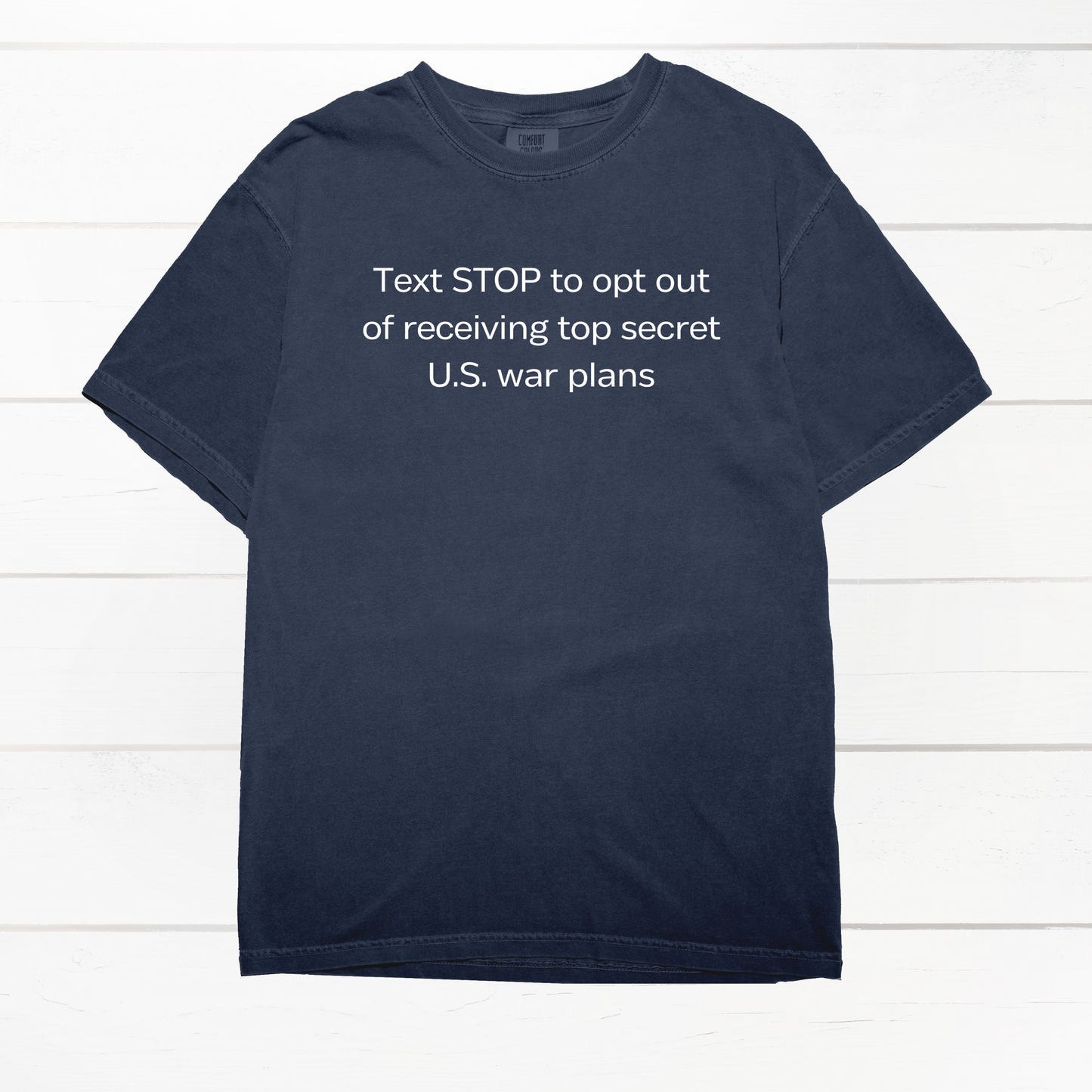 Text STOP Tee