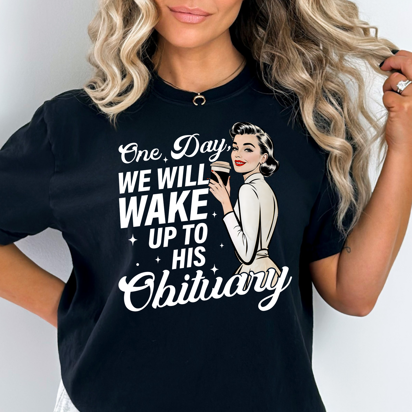 Wake Up To His Obituary Tee