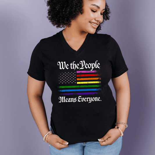 We the People V - Neck - Amyliz Collections