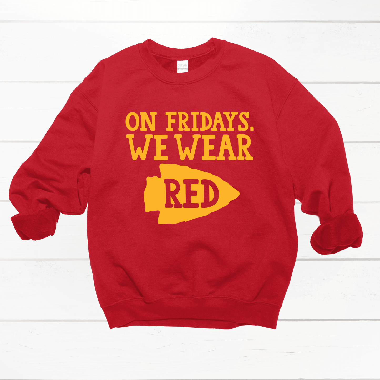Red Fridays Crewneck - Amyliz Collections