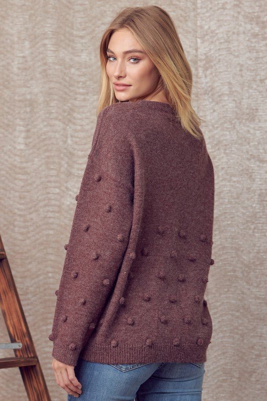 Pom Pom Sweater - Amyliz Collections