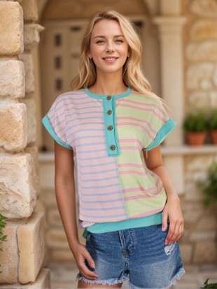 Sunset Stripes Tee