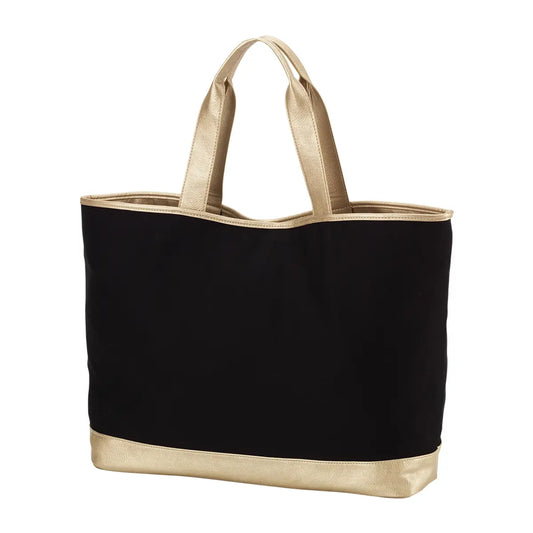 Black Cabana Tote