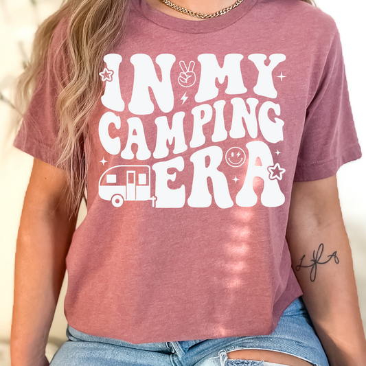 In My Camping Era Mauve Tee