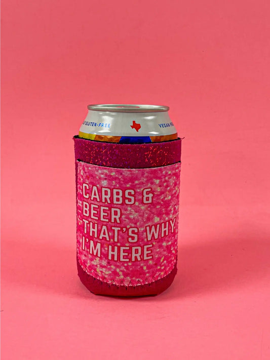 Carbs & Beer Regular Can Cooler