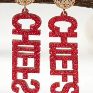 Chiefs earrings