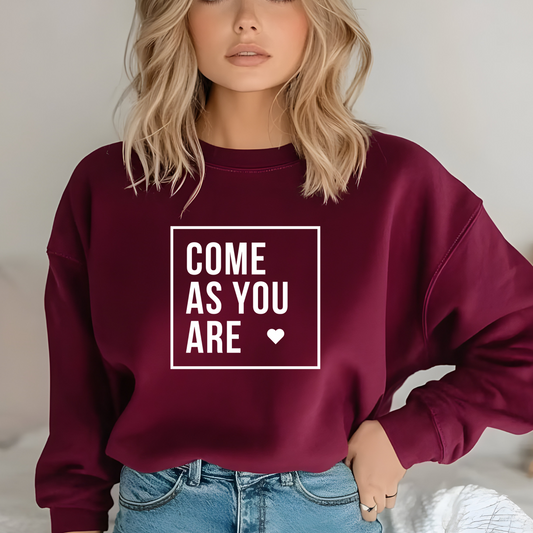 Come As You Are Crewneck