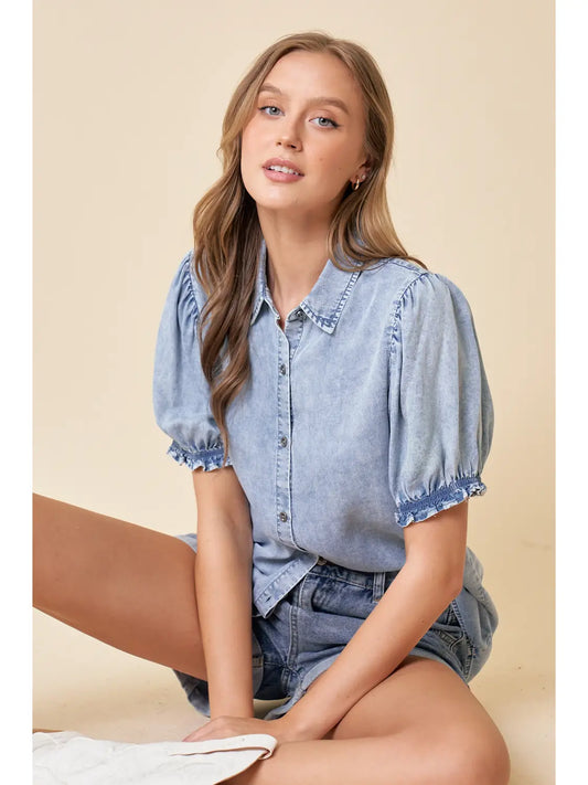 Denim Darling Top