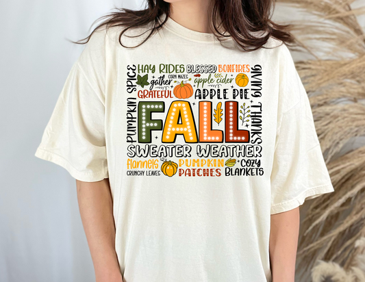 Fall Typography SS Tee