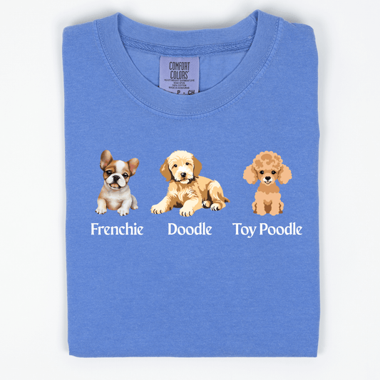 Frenchie Doodle Toy Poodle Tee - Amyliz Collections