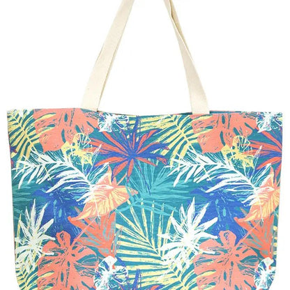 Palm Breeze Illustrated Bag