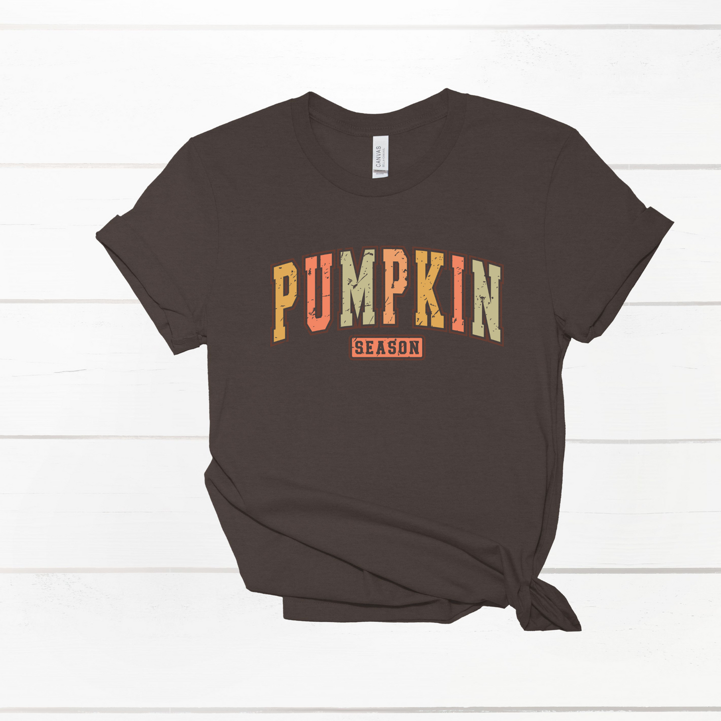 Pumpkin Season Brown Tee