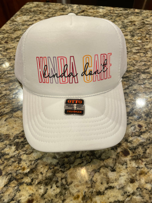 Trucker Hat - Kinda Care Kinda Don't