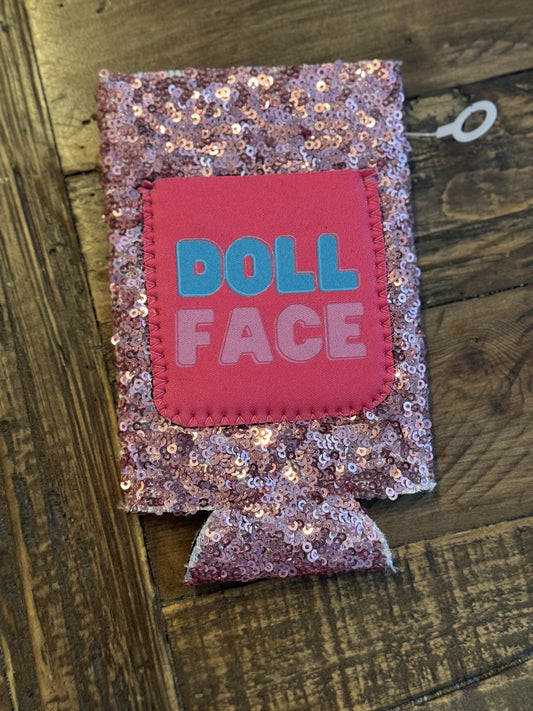 Doll Face Slim Can Cooler