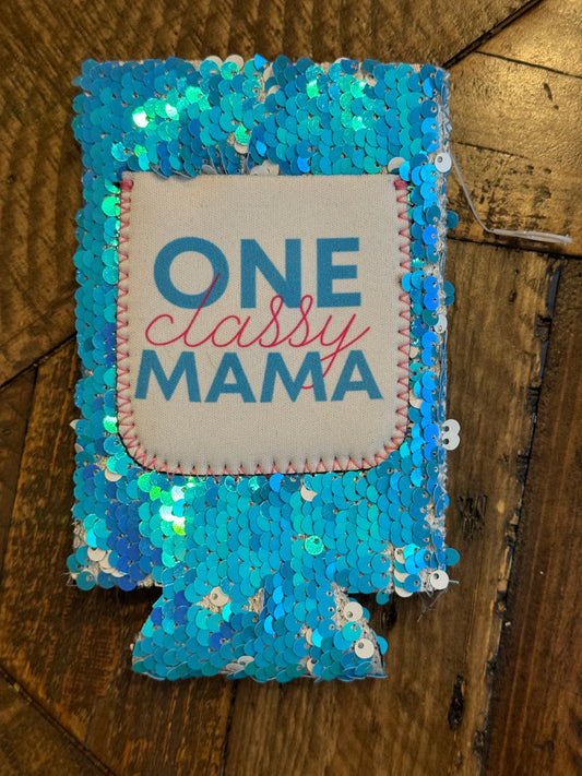 One Classy Mama Slim Can Cooler