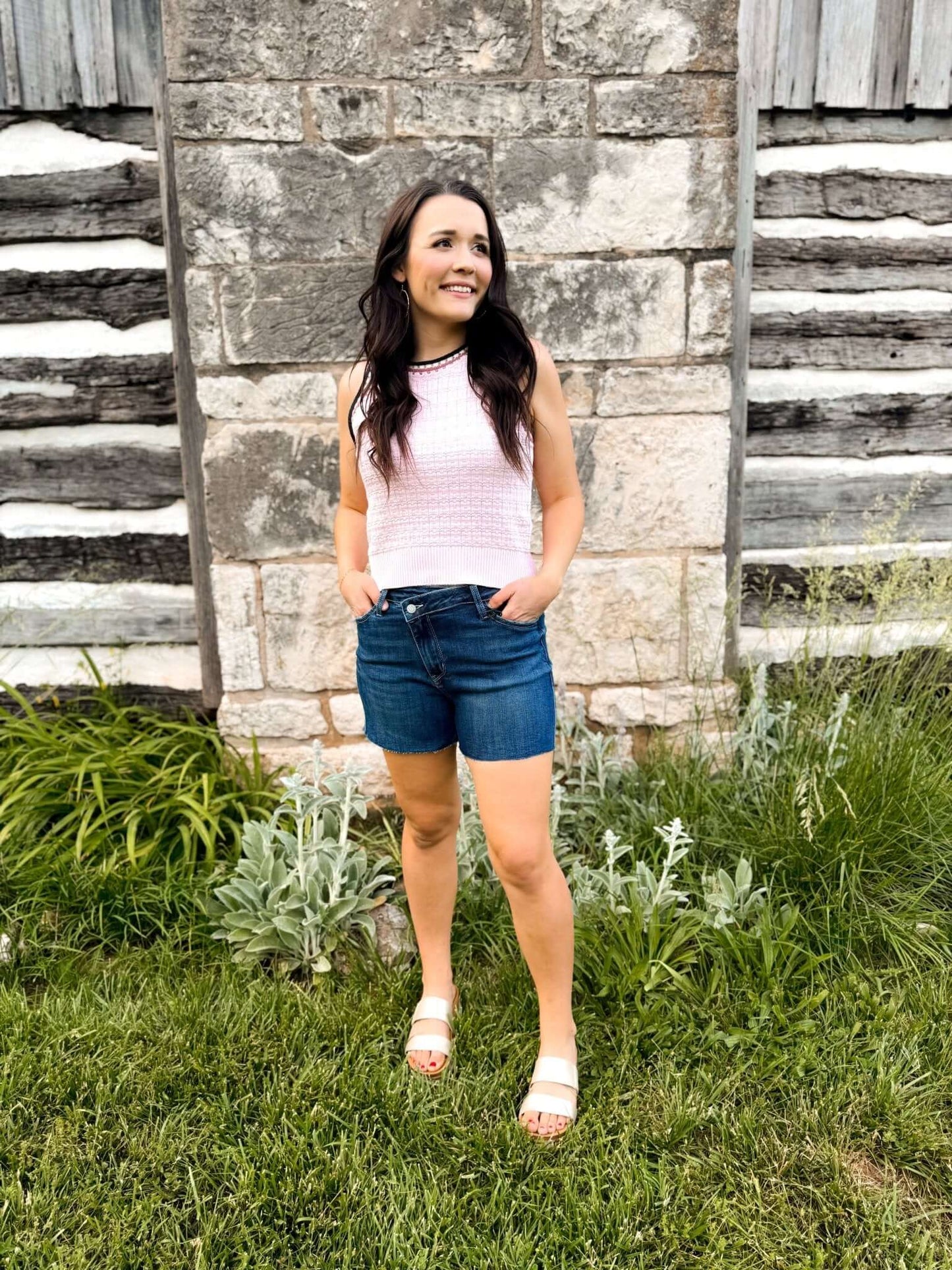 Cotton Candy Crochet Tank